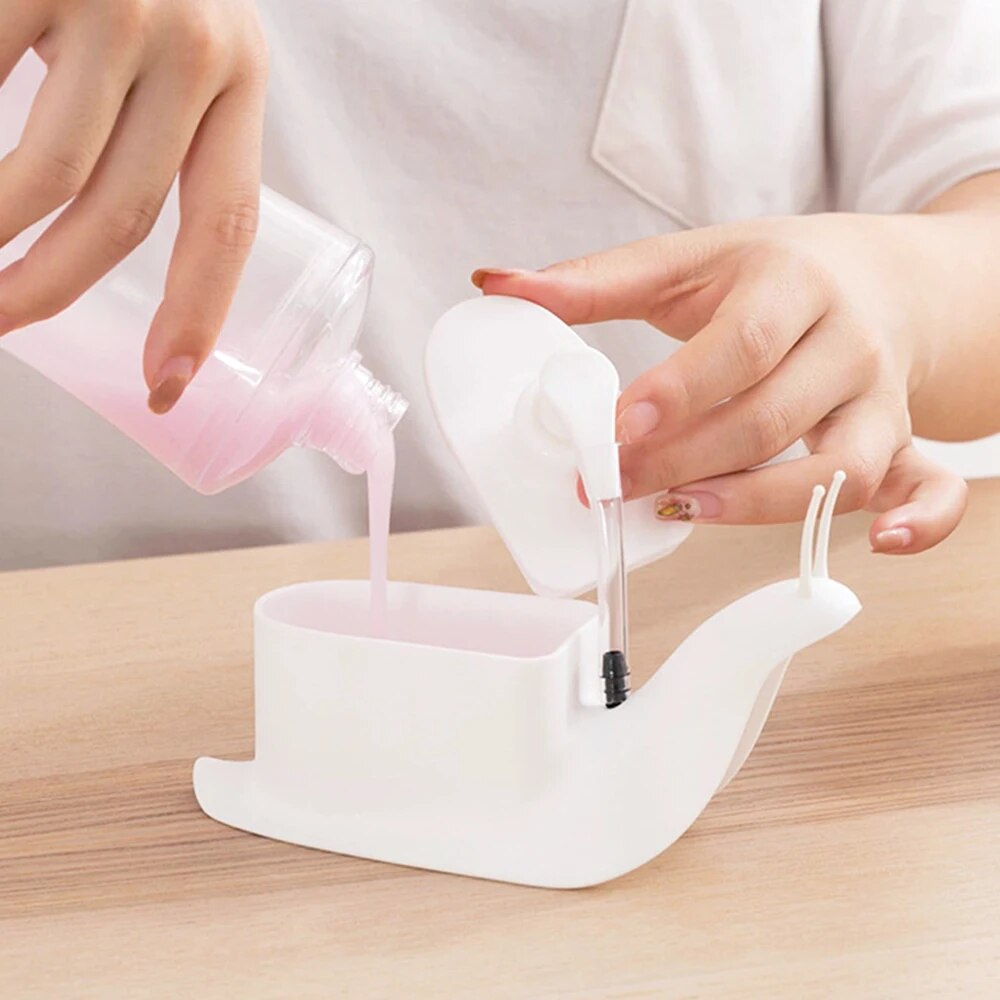 Cute Snail Soap Dispenser