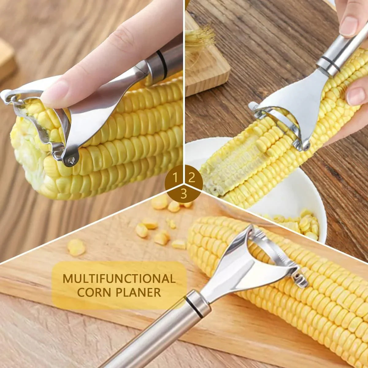 Stainless Steel Corn Peeler