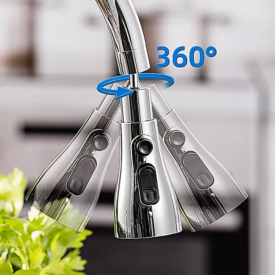 360 Degree Rotation | Kitchen Faucet Sprayer