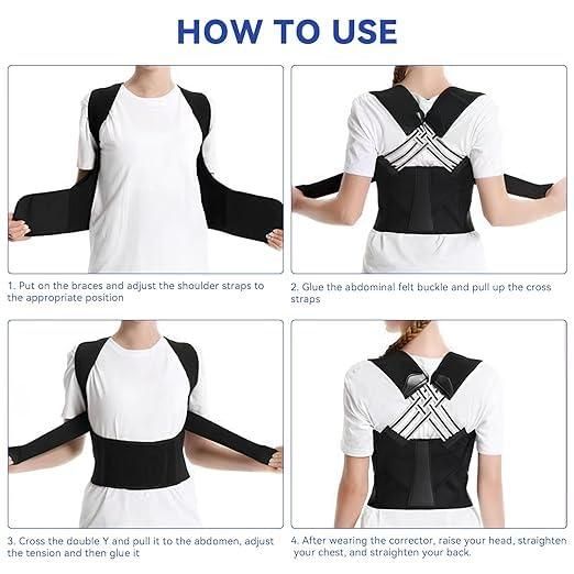 Adjustable Back Posture Corrector For Men & Women