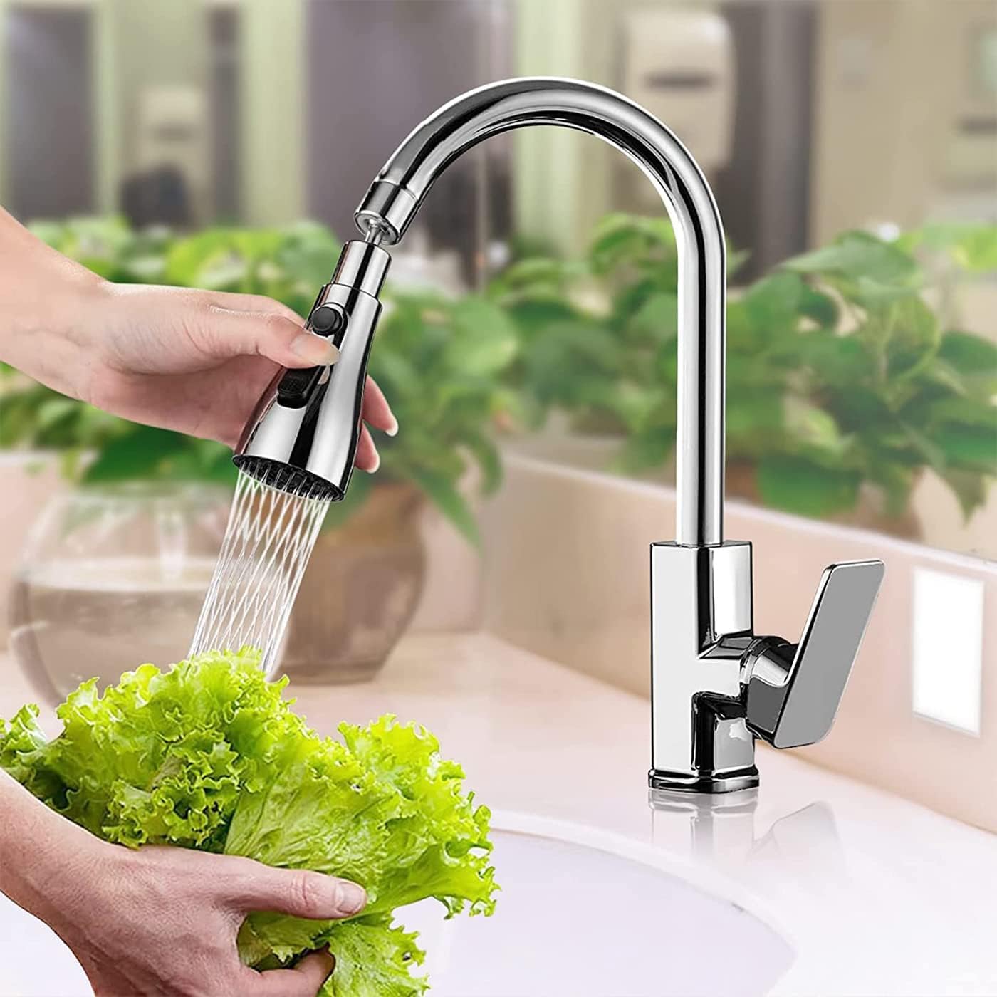 360 Degree Rotation | Kitchen Faucet Sprayer